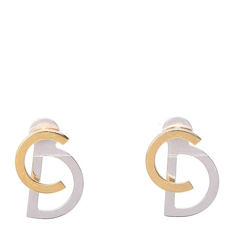 dior logo heart stud earrings|Dior earrings for women.